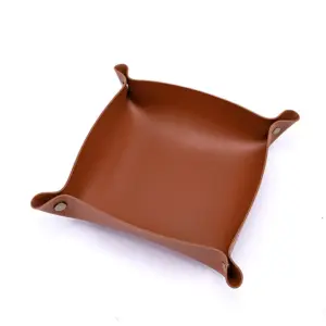 Brown Leather Tray