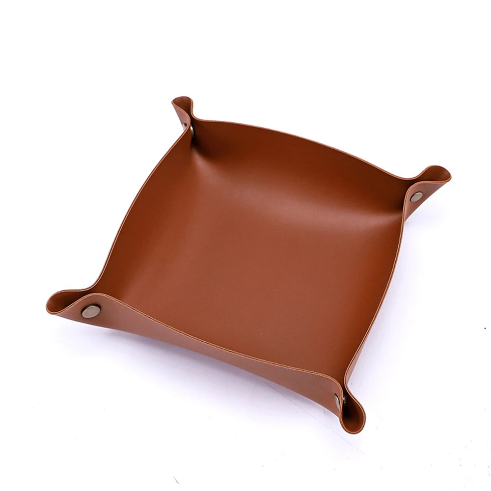 Brown Leather Tray